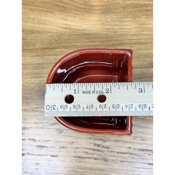 Franciscan Ware CA Art Deco Vtg Lidded Condiment Jar Set Coral/Sand - Picture 6 of 11